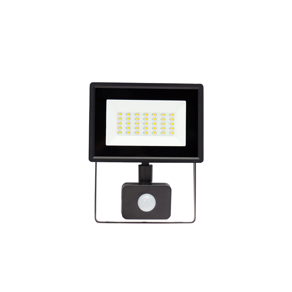 Spectrum NOCTIS LUX 3 LED Strålkastare 20W 6000K 2050 lumen 230V IP44 IK07 Svart med PIR-sensor