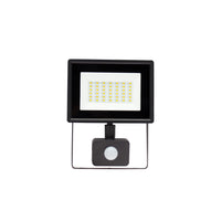 Spectrum NOCTIS LUX 3 LED floodlight 30W 6000K 230V IP44 Black with PIR sensor for outdoor lighting