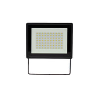 Spectrum LED floodlight 50W 4000K 4500 lumens 230V IP65 IK07 Black outdoor lighting