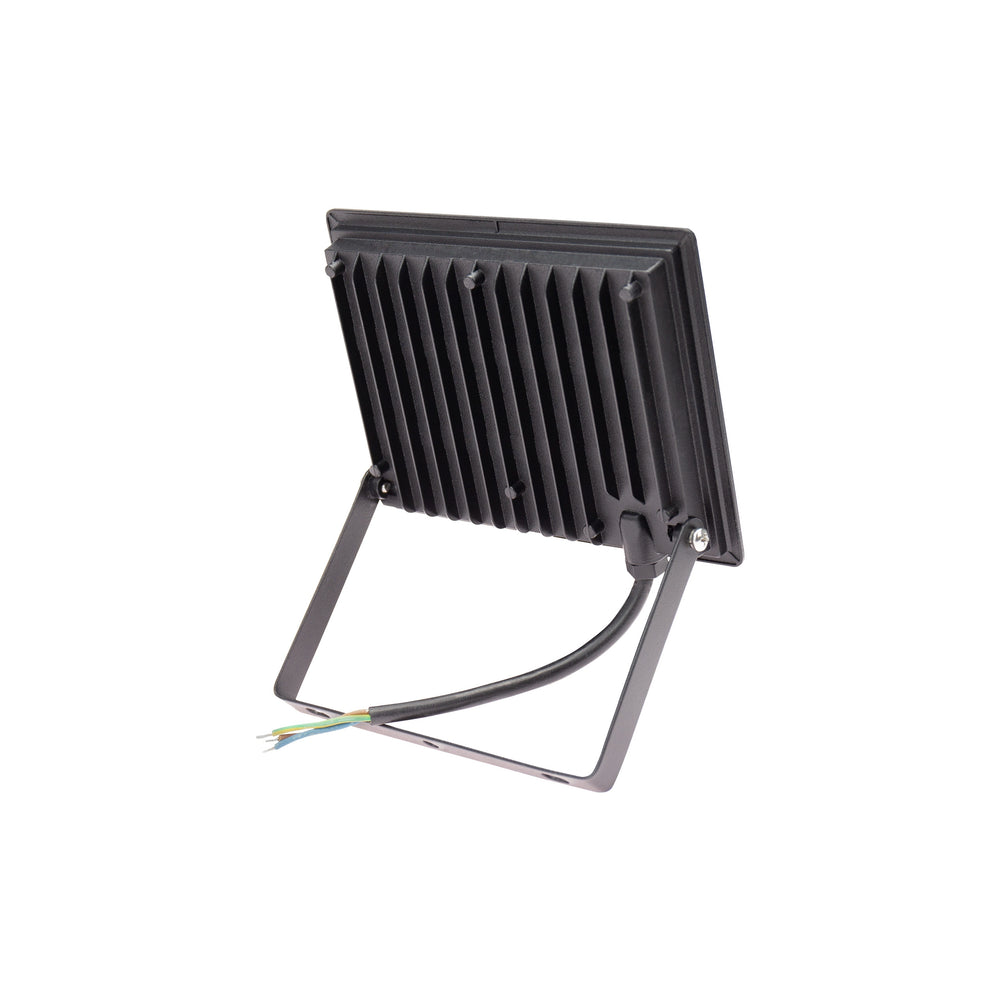 Spectrum LED floodlight 50W 4000K 4500 lumens 230V IP65 IK07 Black outdoor lighting