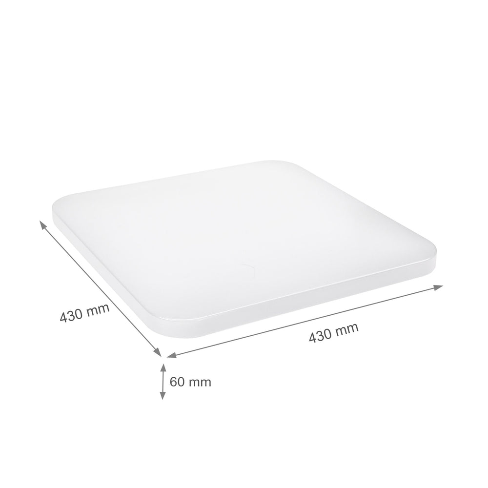 Spectrum NYMPHEA 2 LED taklampa 36W 6000K 230V IP20 IK10 Vit 2600 lumen 430mm