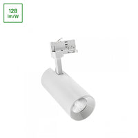 Spectrum Andromeda COB LED 25W varmvit 3000K, 3-fas track spot, 36-60° justerbar, 320 lumen, IP20 inomhus