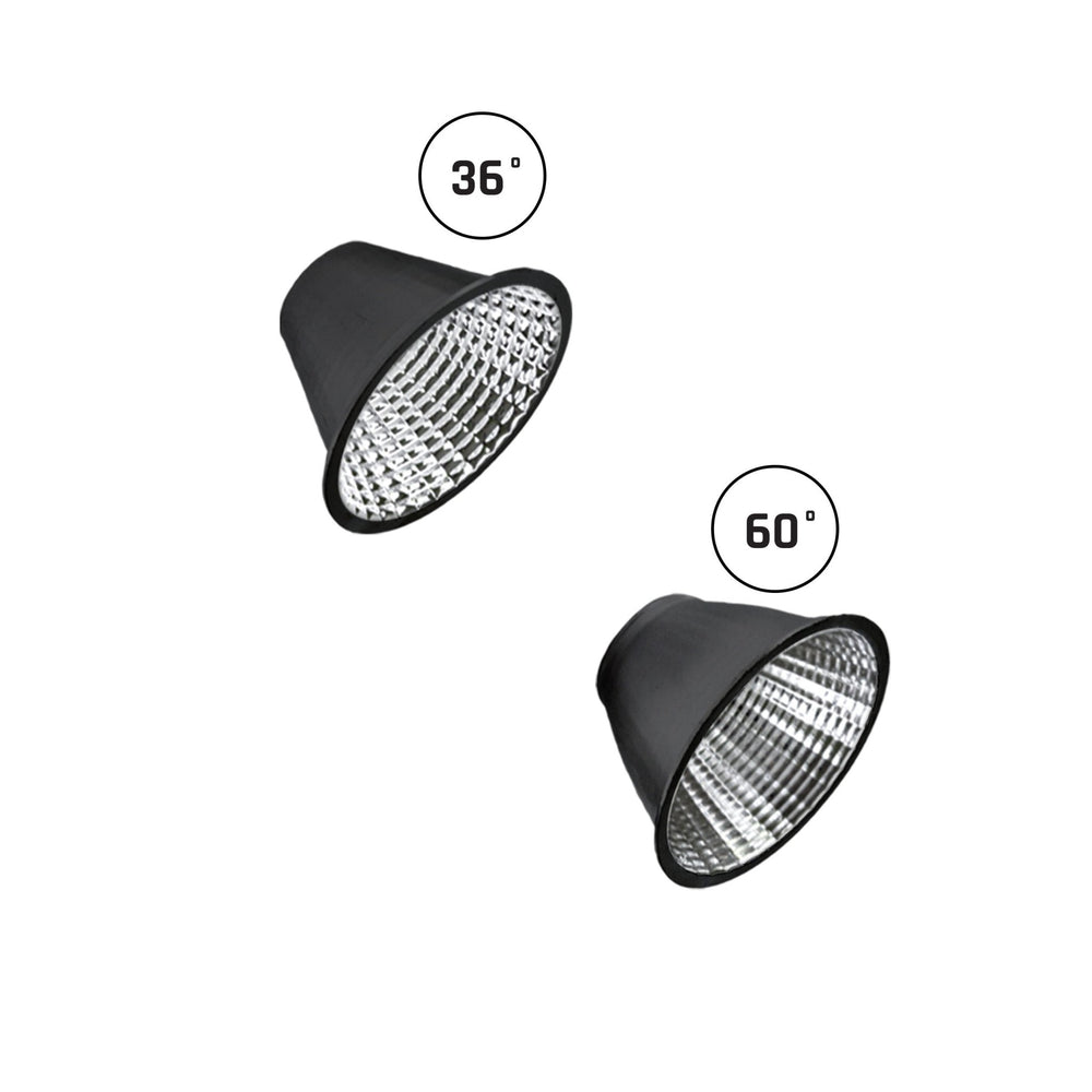 Spectrum Andromeda LED inbyggnadsspot svart, 3000 lumen, 3000K, IP20, CRI &gt;90, 36°/60° strålvinkel, 15-27W justerbar
