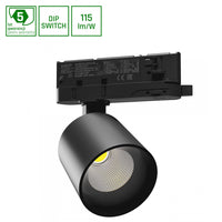 Spectrum Artemida mini LED-spot 6,5-20W 4000K svart med CRI >90 och justerbar vinkel 36-60º IP20 för inomhusbruk