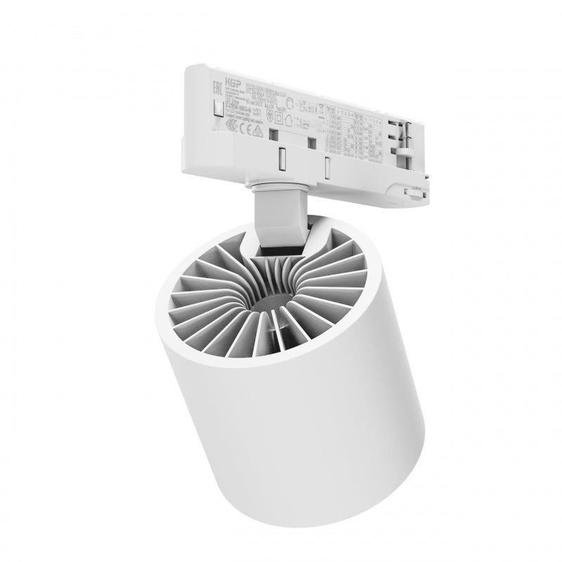 Spectrum Artemida Maxi LED downlight white 42W 3000K >90 CRI 4500 lumen IP20 3-phase track mounting