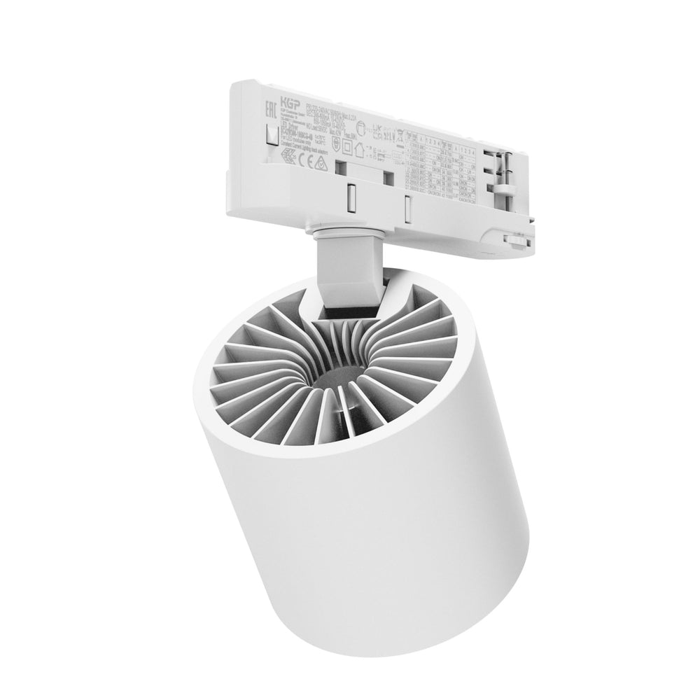 Spectrum Artemida Maxi LED downlight white 42W 3000K >90 CRI 4500 lumen IP20 3-phase track mounting