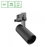 Spectrum Andromeda Prime tracklight 8W 6000K 800 lumen 25° black IP20 CCT lighting