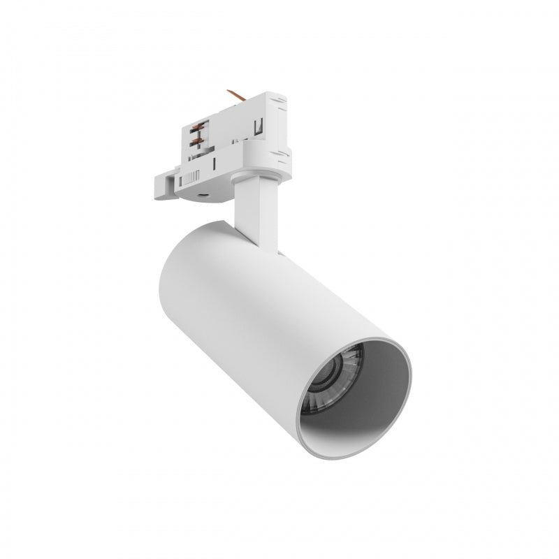 Andromeda prime 3F tracklight white, 16W, 230V, IP20, 6000K, 25 degrees, 1200 lumens, 1-phase mounting set
