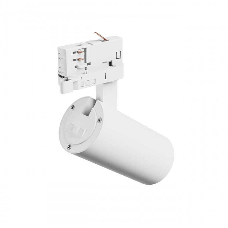 Andromeda prime 3F tracklight white, 16W, 230V, IP20, 6000K, 25 degrees, 1200 lumens, 1-phase mounting set