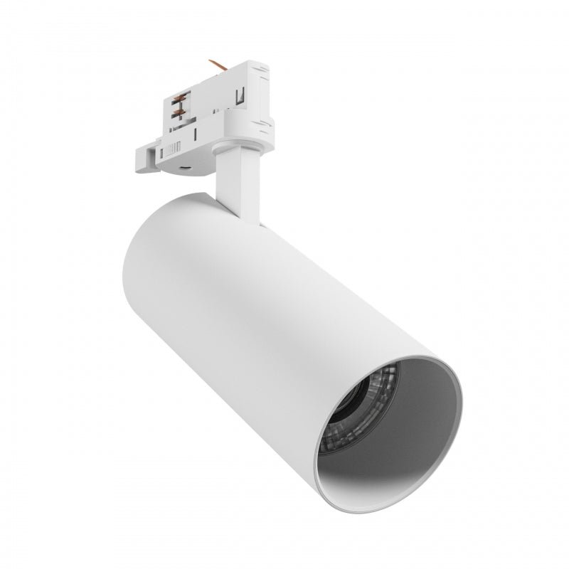 Spectrum andromeda prime spårbelysning 3F CCT 24W vit 6000K 2700 lumen 25 grader inomhusbruk IP20 230V 1-fas monteringssystem