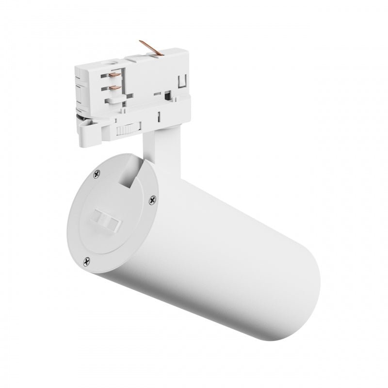 Spectrum andromeda prime spårbelysning 3F CCT 24W vit 6000K 2700 lumen 25 grader inomhusbruk IP20 230V 1-fas monteringssystem
