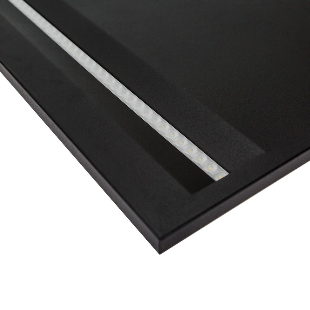 Spectrum Algine Line LED takpanel svart 600x600mm 44W 4000K 5700 lumen IP20 ej dimbar
