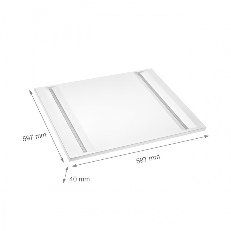 Spectrum Algine line LED 230V panel 44W 5700 lumen 4000K 600x600mm IP20 färg vit för kontorsbelysning
