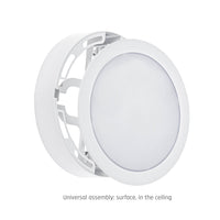 Spectrum ALGINE 2in1 LED downlight 12W 1200 lumens 4000K 230V IP20 round surface or recessed White