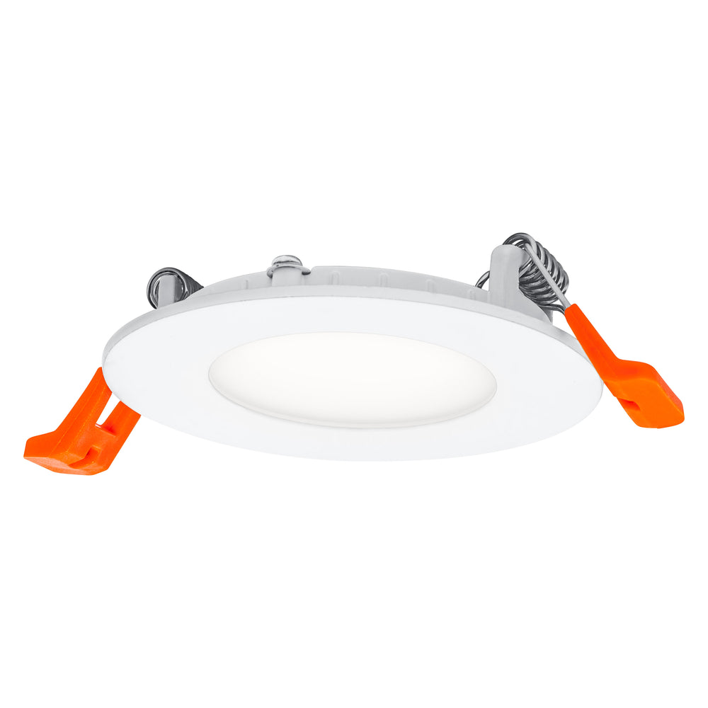 Slim LED infälld spotlight 4.5W 4000K 240 lumen 110° infälld montering Vit 85mm utskärning 72mm kallvit