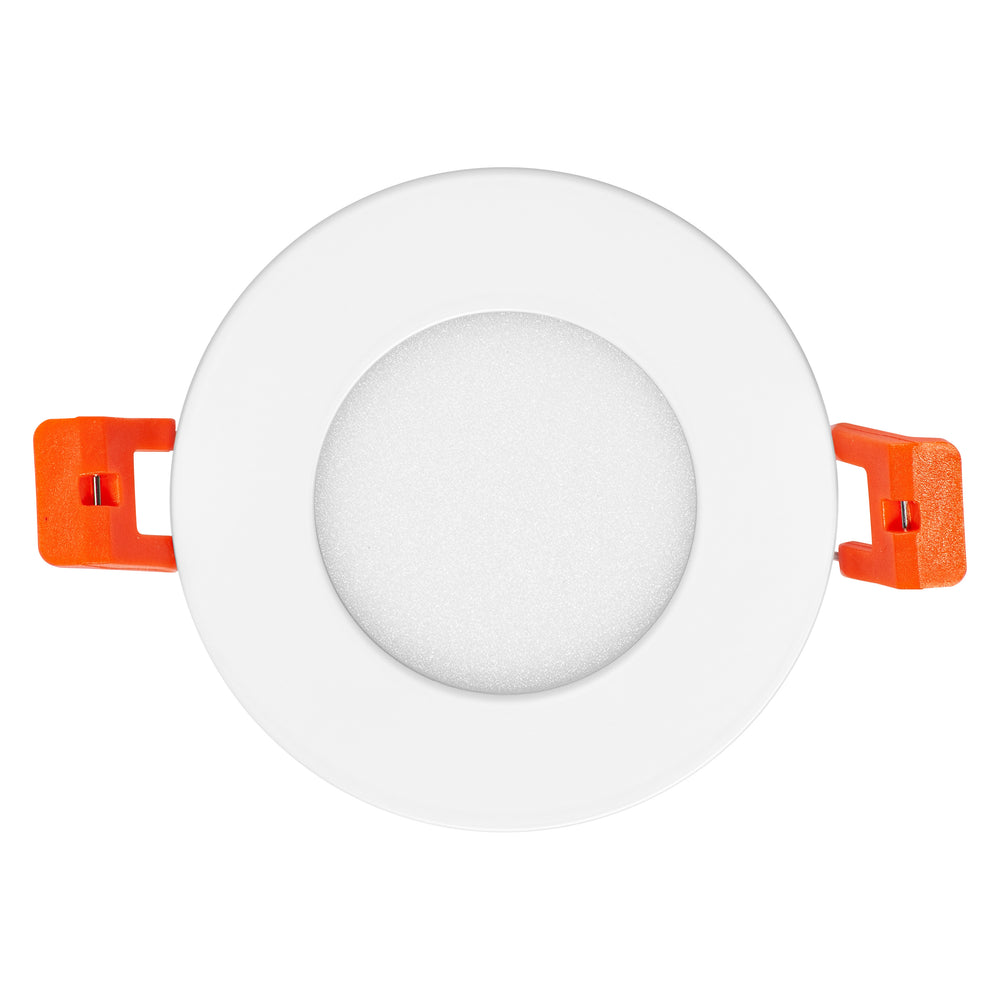 Slim LED infälld spotlight 4.5W 4000K 240 lumen 110° infälld montering Vit 85mm utskärning 72mm kallvit