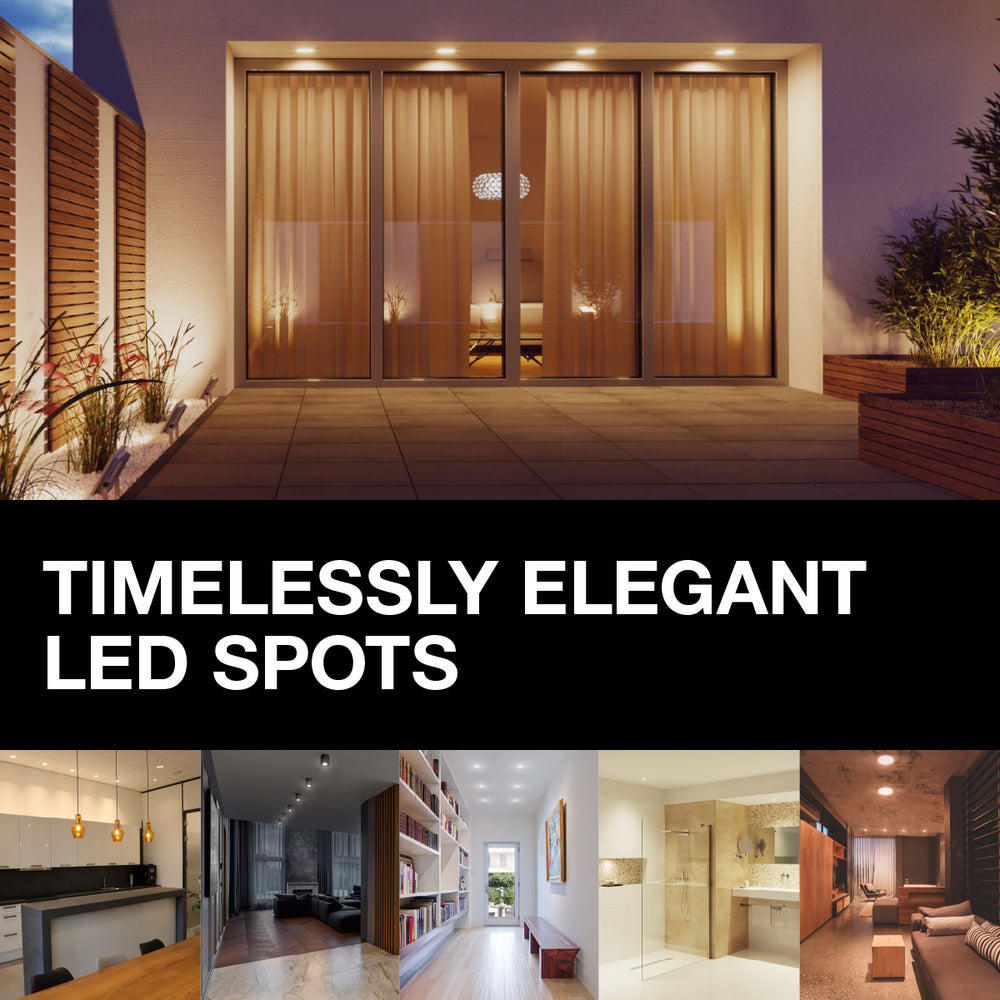 Slim LED Downlight Infälld Vit 8W 4000K 550 lumen 110° Utsågning 105mm ×120mm