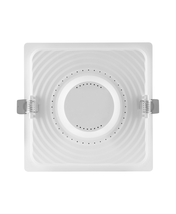 Slim Fyrkantig LED Infälld Spot 18W 1530 lumen 4000K Kallvit 120° för tak
