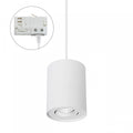 Spectrum CHLOE GU10 white 3-phase track, adjustable, IP20 aluminum housing 250V, indoor use 93x124 mm