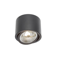 Spectrum Chloe AR111 GU10 black LED recessed spotlight 250V, IP20, adjustable, 17000 lumens, aluminum housing