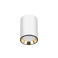 Spectrum CHLOE MINI LED ceiling spotlight, 1x GU10 socket, surface mounted, White/Gold, IP20 aluminum