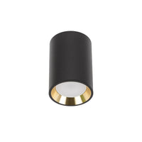 Chloe mini LED takspotlight svart/guld 1x GU10 sockel
