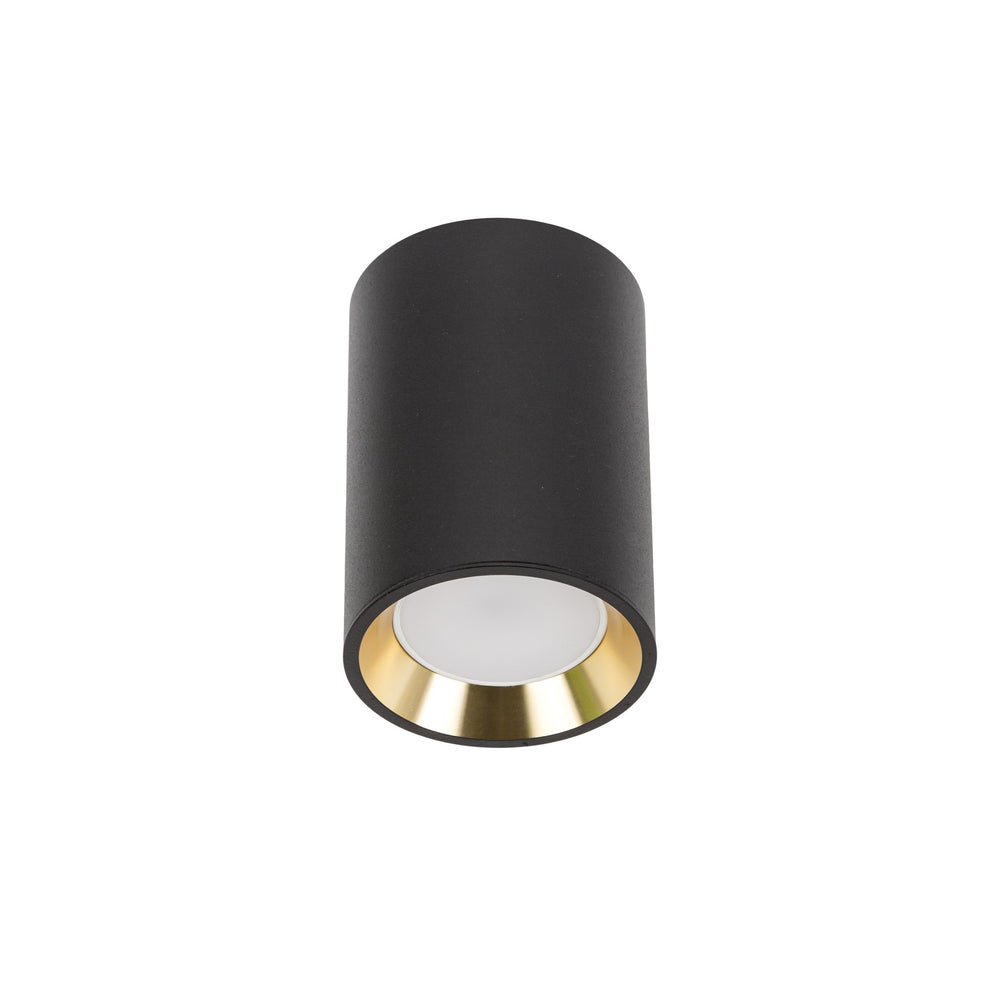 Chloe mini LED takspotlight svart/guld 1x GU10 sockel