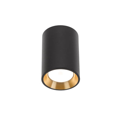 Chloe mini LED takspotlight svart/guld 1x GU10 sockel