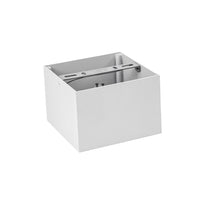 Spectrum CHLOE AR111 GU10 square LED spotlight, IP20, white, aluminum housing, 250V, indoor use, long lifespan
