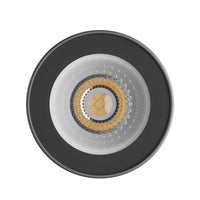 Spectrum CHLOE GU10 250V IP44 svart LED downlight, 70x90mm, aluminiumhölje, vattentät, för inomhusbruk, enkel installation