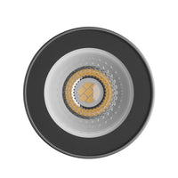 Spectrum CHLOE GU10 250V IP44 svart LED downlight, 70x90mm, aluminiumhölje, vattentät, för inomhusbruk, enkel installation