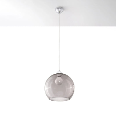Sollux Lighting BALL hänglampa, Grafitfinish, LED-kompatibel, 220-240V, IP20, Aluminium och Stål