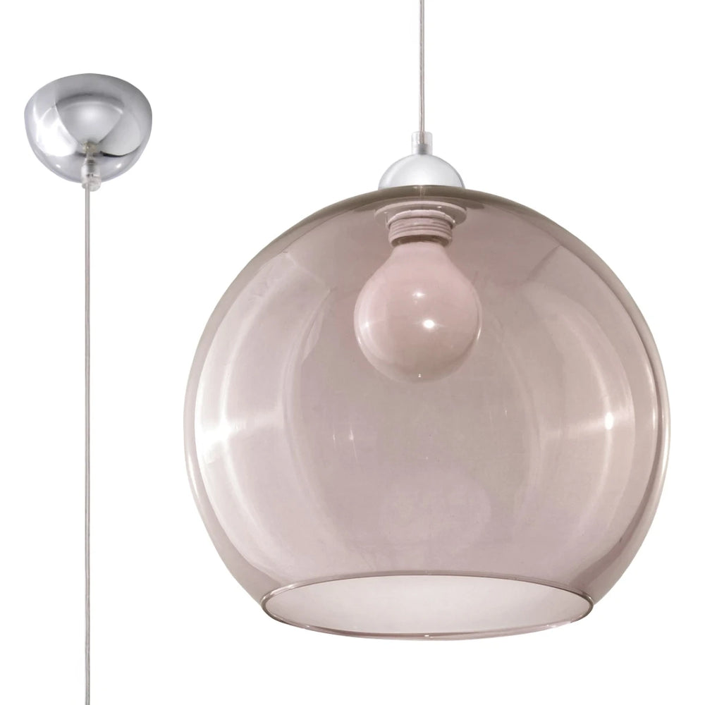 Sollux Lighting BALL hänglampa, Grafitfinish, LED-kompatibel, 220-240V, IP20, Aluminium och Stål
