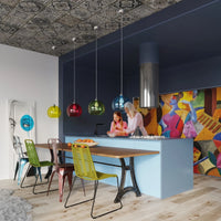 Sollux Lighting BALL hänglampa i Röd, Aluminium och Stål, IP20, 220-240V, max 50W LED, CE RoHS