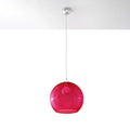 Sollux Lighting BALL hänglampa i Röd, Aluminium och Stål, IP20, 220-240V, max 50W LED, CE RoHS
