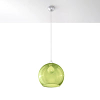 Sollux Lighting BALL hängande lampa LED-kompatibel, 220-240V, IP20, Matt Guld Mässing, Aluminium Stål, 50W max
