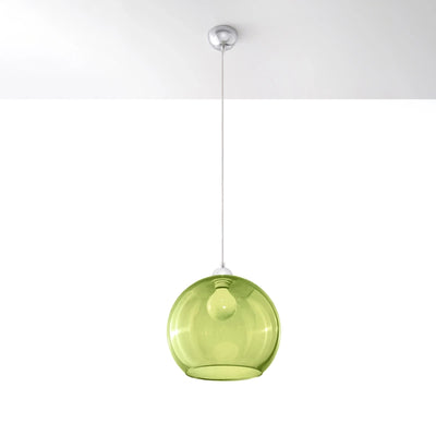 Sollux Lighting BALL hängande lampa LED-kompatibel, 220-240V, IP20, Matt Guld Mässing, Aluminium Stål, 50W max