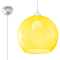 Sollux Lighting BALL hänglampa, LED-kompatibel, IP20, 220-240V, Matt Guld Mässing finish, CE RoHS
