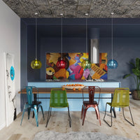 Sollux Lighting BALL hänglampa, transparent skärm, 220-240V, IP20, CE RoHS, Aluminium Mässingfinish