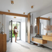 Sollux Lighting BASIC 2 LED ceiling spotlight, natural wood, IP20, 220-240V, max 50W, CE RoHS