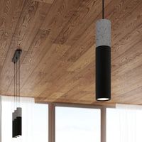 Sollux Lighting BORGIO 3L LED pendant lamp, Black Grey concrete, 3 x GU10, IP20, 230V, CE