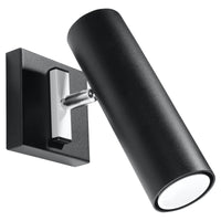 Sollux Lighting DIREZIONE LED vägglampa Svart, Aluminium, IP20, 220-240V, 50W max, CRI 80, CE RoHS