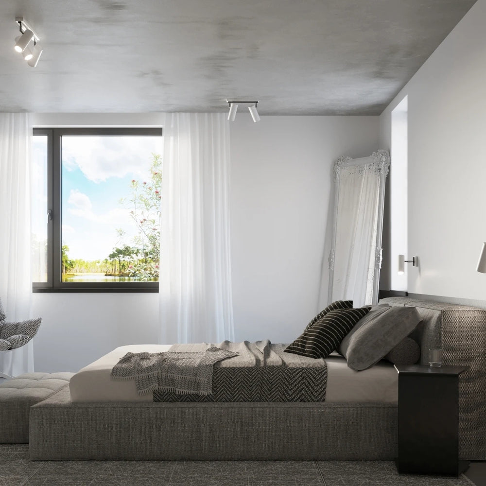 Sollux Lighting DIREZIONE LED vägglampa Vit, Aluminium, IP20, 220-240V, max 50W, CE RoHS