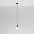 Sollux Lighting Edison hänglampa Svart, LED-kompatibel, aluminium matt guld mässingsfinish, 220-240V, IP20, CE RoHS