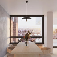 Sollux Lighting FLAVIO hänglampa, Svart, aluminium, IP20, 220-240V, max 50W LED, CE RoHS certifierad