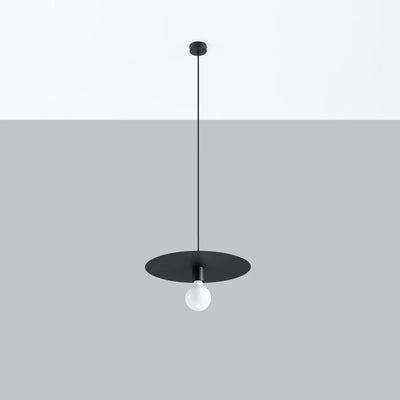 Sollux Lighting FLAVIO hänglampa, Svart, aluminium, IP20, 220-240V, max 50W LED, CE RoHS certifierad