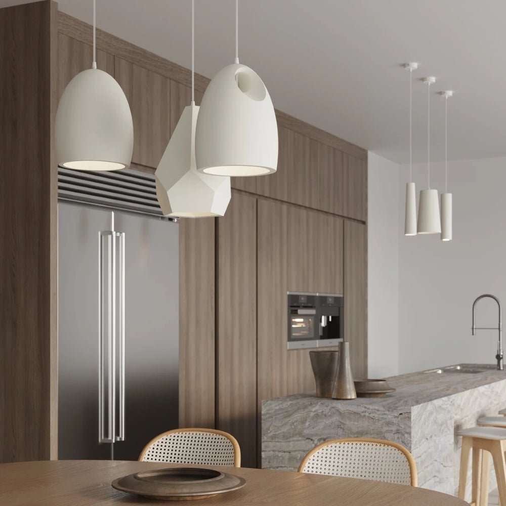Sollux Lighting Flawiusz keramisk hänglampa, LED-kompatibel, IP20, 220-240V, max 50W, Matt Guld-finish
