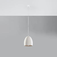Sollux Lighting Flawiusz keramisk hänglampa, LED-kompatibel, IP20, 220-240V, max 50W, Matt Guld-finish