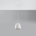 Sollux Lighting Flawiusz keramisk hänglampa, LED-kompatibel, IP20, 220-240V, max 50W, Matt Guld-finish
