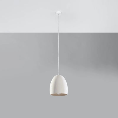 Sollux Lighting Flawiusz keramisk hänglampa, LED-kompatibel, IP20, 220-240V, max 50W, Matt Guld-finish